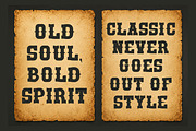 Western History, a Slab Serif Font by Limited.studio (Thumbnail 5 of 7)
