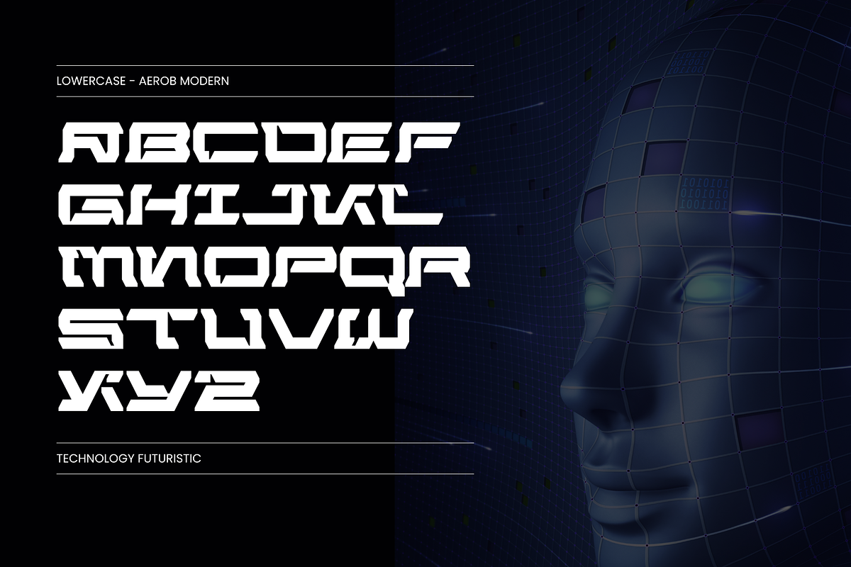 Modern Aerob-  Branding Logo Font, a Sans Serif Font by Nirmana Visual (Photo 6 of 7)