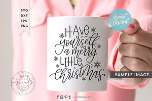 Merry Little Christmas SVG DXF EPS