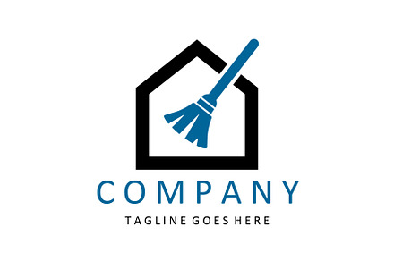 Cleaning logo. Corporate identity, a Work Illustration by GraphicHouse