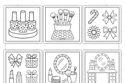 Dessert Bold and Easy Coloring Pages, a Decorative Illustration by Ink Gallery (Thumbnail 7 of 8)