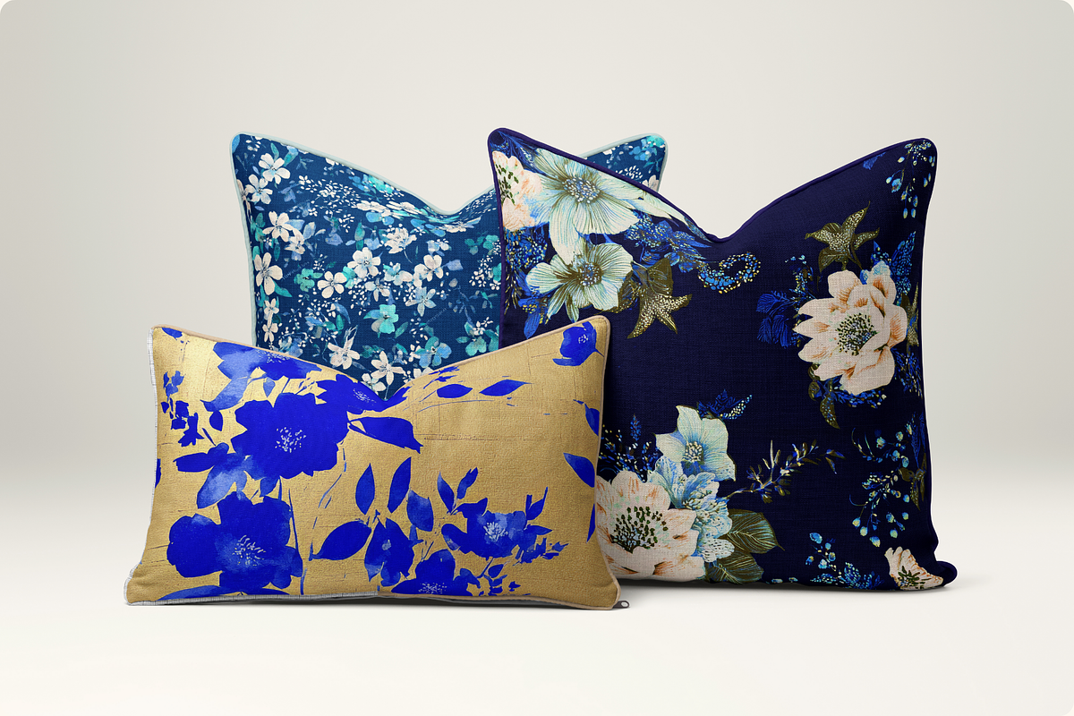 Chinoiserie Blue Floral Patterns, a Pattern Graphic by Ninterints (Photo 8 of 18)