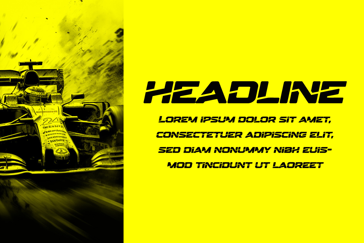 Sport Headline & Logo Font, a Font by artyway (Photo 4 of 6)