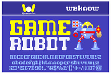 Game Robot font