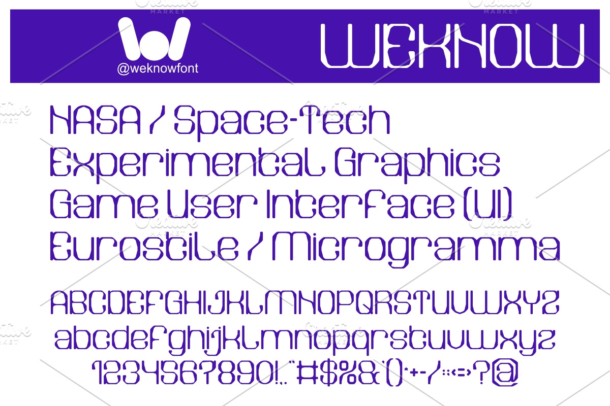 Electric Machine font, a Sans Serif Font by weknow (Photo 4 of 8)