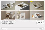 55 book mockups, a Books & Magazine Mockup by Creatoom (Thumbnail 2 of 11)