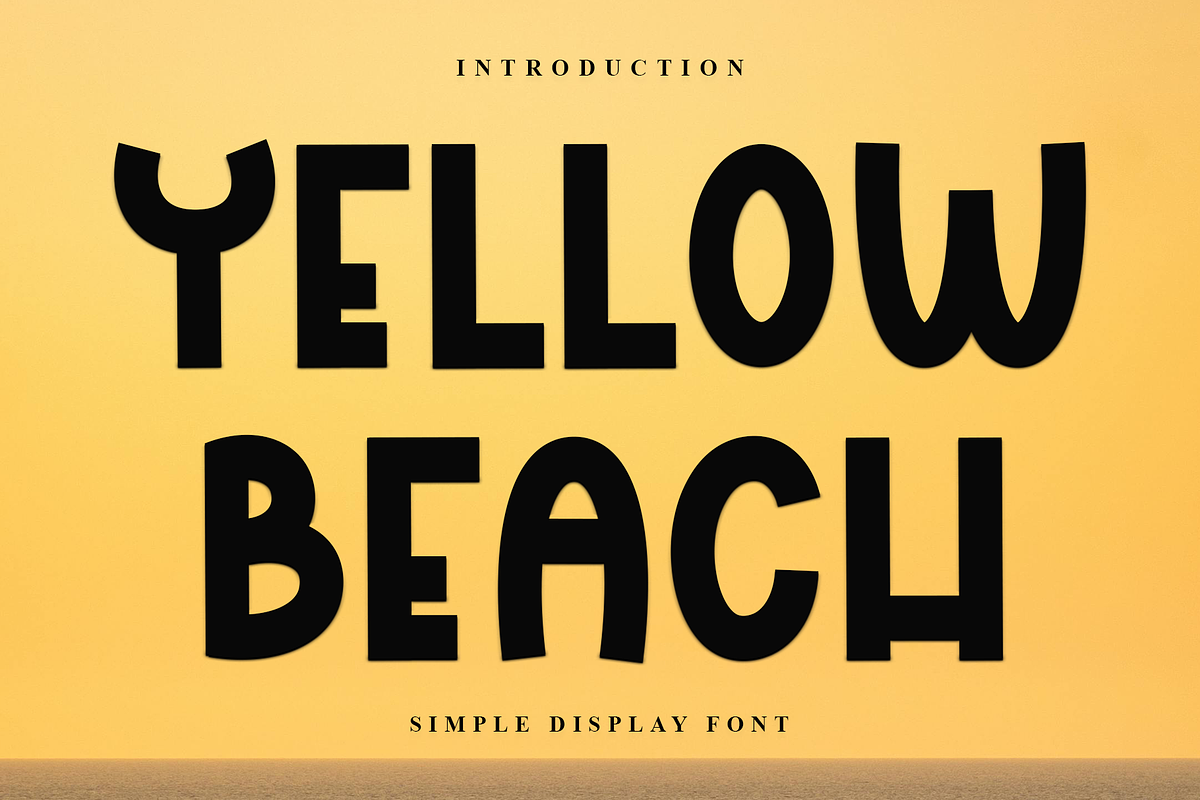 Yellow Beach, a Script Font by FreshTypeINK (Photo 1 of 8)