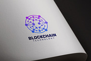 Modern Blockchain Technology Logo, a Branding & Logo Template by HueNestify (Thumbnail 2 of 3)
