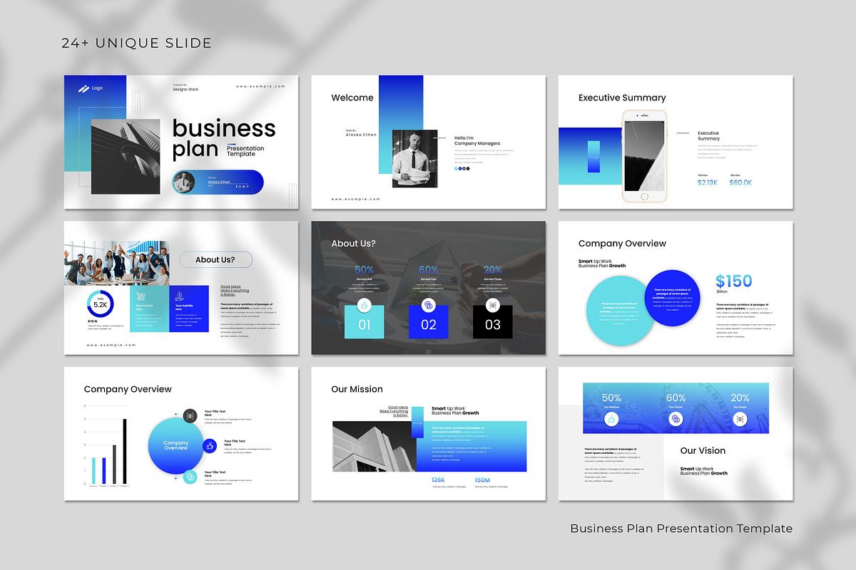 Business Plan Presentation Template, a Presentation Template by Creative-Work (Photo 5 of 9)