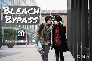 Bleach Bypass Video LUTs