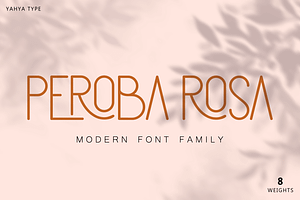 Peroba rosa - Modern Font Family
