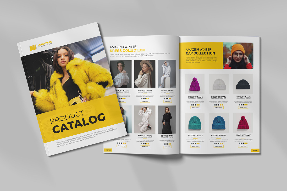Product Catalog Template Design
