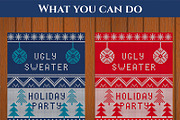 Christmas Knitted Templated, a Texture Illustration by Katyr (Thumbnail 4 of 4)