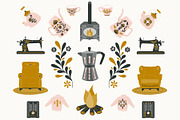 Hygge Home Illustrations, an Animal Illustration by Chus Moreno Studio (Thumbnail 3 of 5)