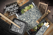 Japan Food Graphics Patterns, a Pattern Graphic by BALABOLKA (Thumbnail 2 of 5)