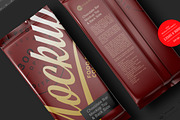 Chocolate Bar Mockup Top & Back Side, a Packaging Mockup by Reformer Mockup (Thumbnail 4 of 6)