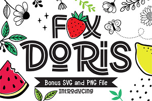 Fox Doris Font, a Handwritten Font by Fox7 By Rattana