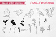 Rose brush box for Procreate, a Brush Add-On by Gray Cat Graphics (Thumbnail 4 of 11)