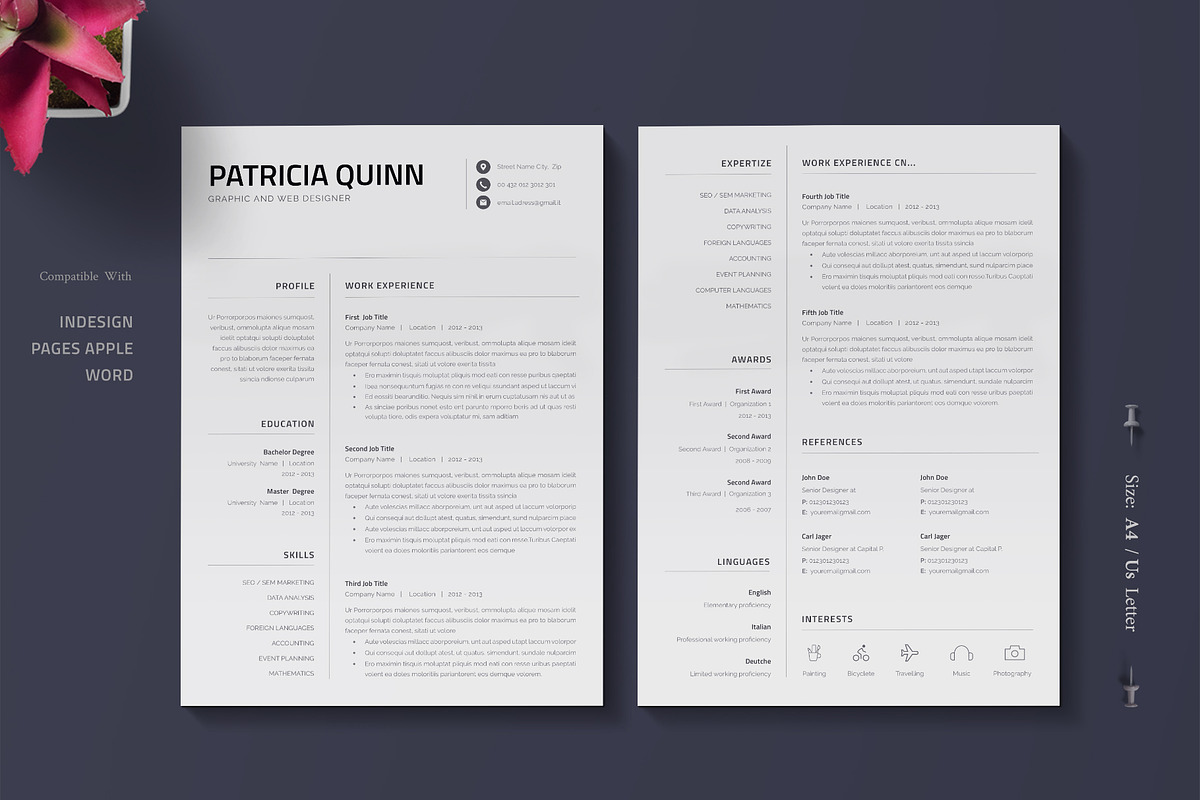 Resume Template, a Resume Template by Astut (Photo 2 of 6)