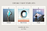 Tarot Card Templates- Major Arcana, an Illustration by Polar Vectors (Thumbnail 5 of 13)