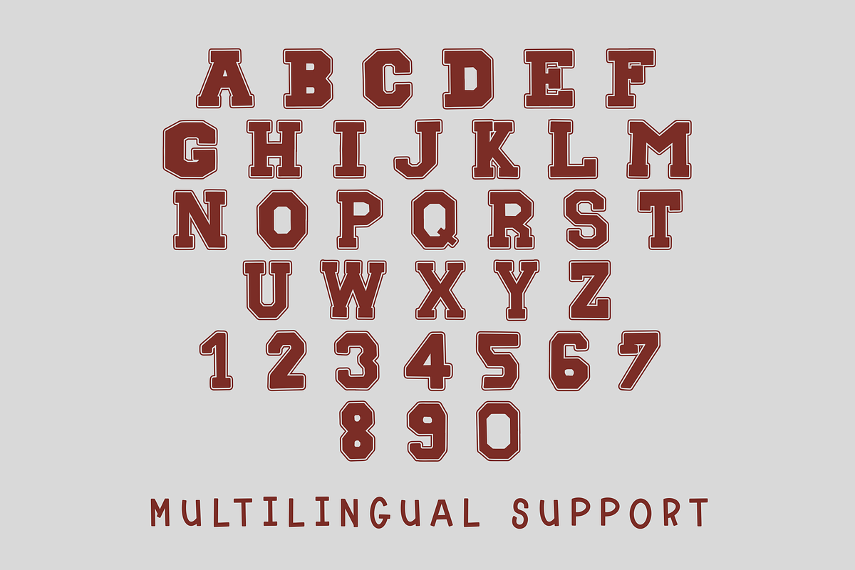 Blocksmith Varsity, a Serif Font by Dm Studio (Photo 9 of 10)