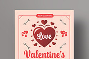 Valentines Day Party Flyer Template, a Flyer Template by MightyDesign (Thumbnail 2 of 8)