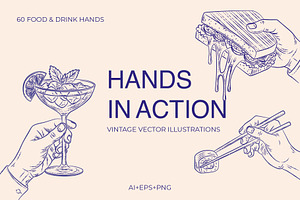 Hands in Action – Illustration Kit