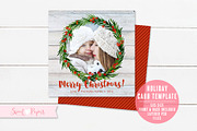Holiday Photo Card Template, a Card Template by Sweet Papers (Thumbnail 3 of 4)