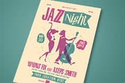 Jazz Night Music Flyer, a Flyer Template by megarez (Thumbnail 3 of 3)