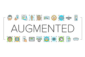 augmented reality virtual ar vr, a Technology Illustration by pikepicture