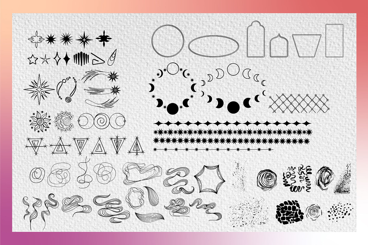 Celestial garden, Mystical clipart, an Object Illustration by Tatyana_Zenartist (Photo 5 of 14)