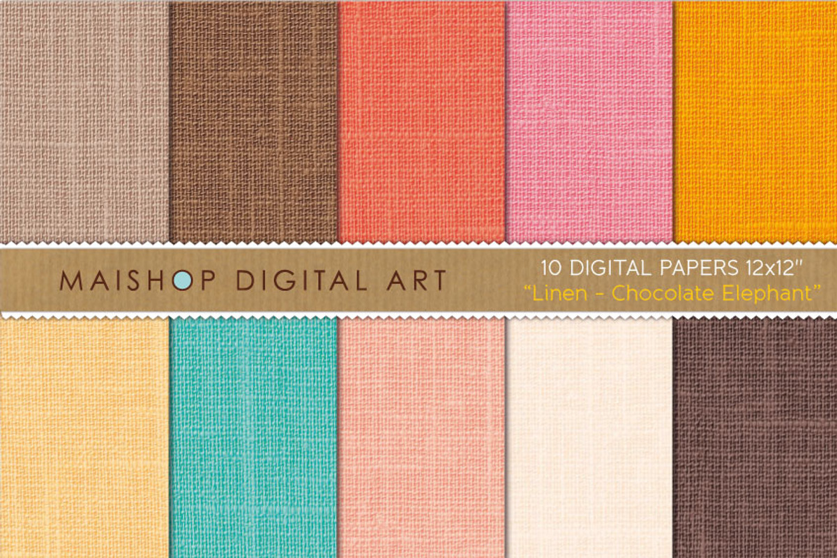 Digital Paper Linen
