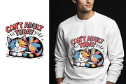 Cant Adult Today Cat PNG, an Animal Illustration by Unique Design Team (Thumbnail 2 of 5)