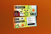 Green Fashion Sale Voucher, a Card Template by graphicook (Thumbnail 1 of 3)