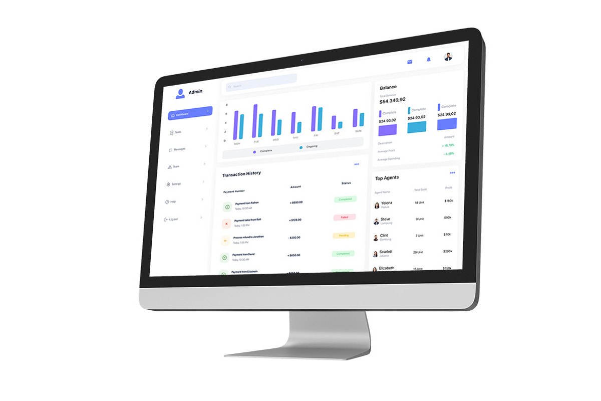 Management Dashboard UI Kits, an UI Kit Template by ENATIVE (Photo 5 of 5)