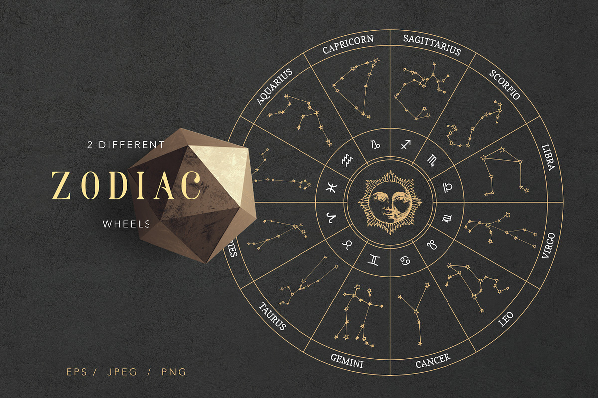 Astrology Zodiac Collection, a Decorative Illustration by Chewie Co (Photo 7 of 15)