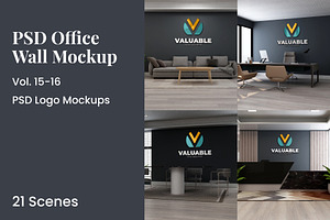 PSD Office Room Company Logo Mockup, a Product Mockup by Ayy