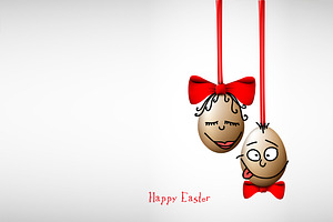 Happy Easter Funny Card, a Card Template by Orson