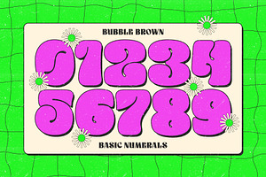 Bubble Brown Typeface