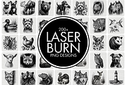 200+ Laser Burn Designs Bundle, an Animal Illustration by palmettosvg (Thumbnail 2 of 7)