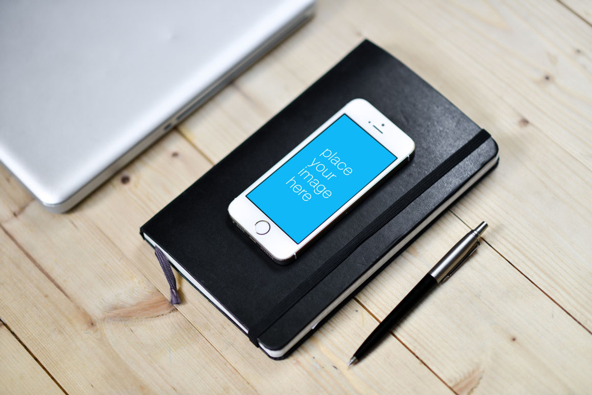 iPhone6 Mockup Template #4, an iPhone Mockup by Made by Mancie (Photo 1 of 3)