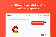 Firefighter Character Sticker Pack, an Illustration by anamwp (Thumbnail 5 of 6)