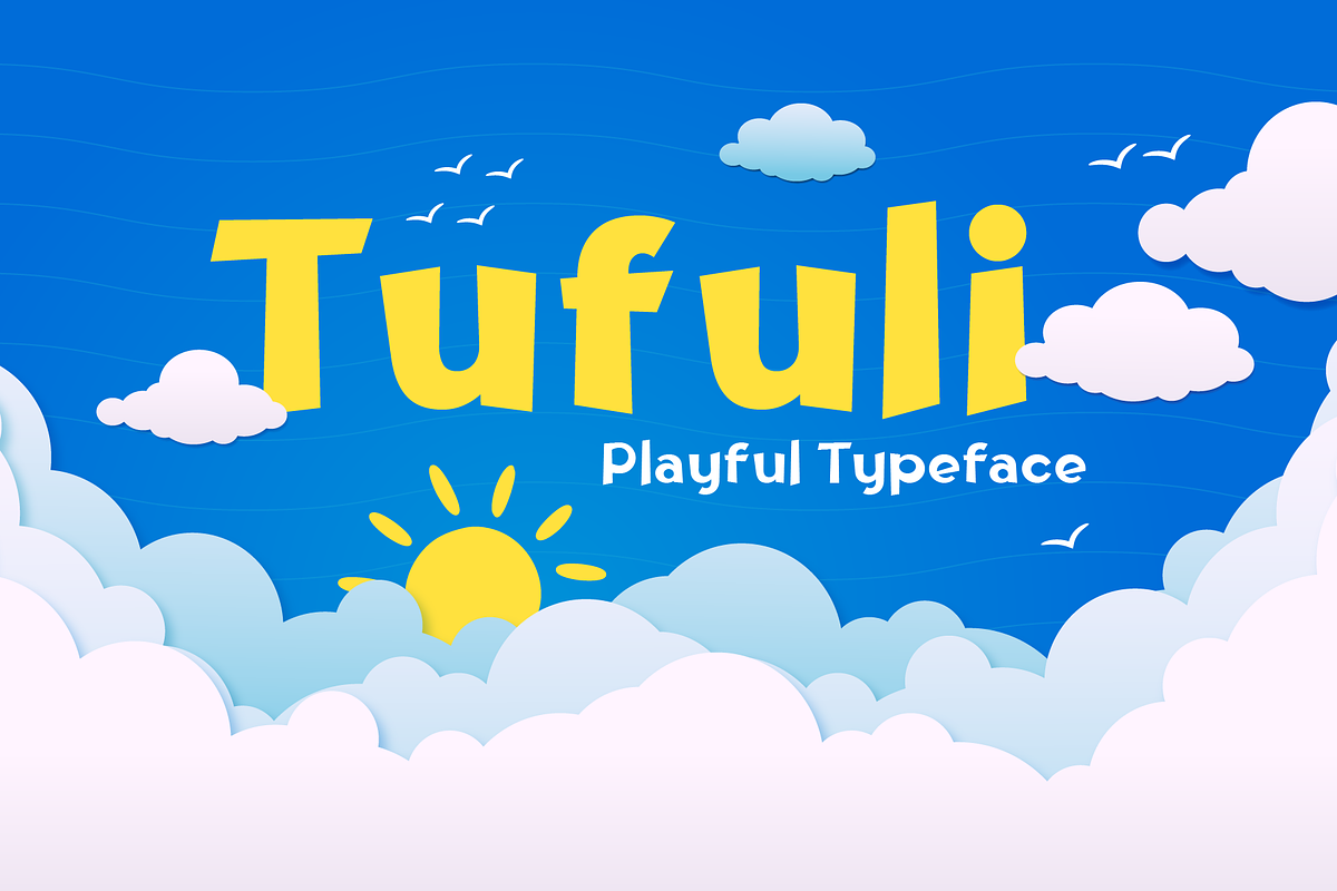 Tufuli - Cute Font Family, a Sans Serif Font by Namela Studio (Photo 1 of 6)