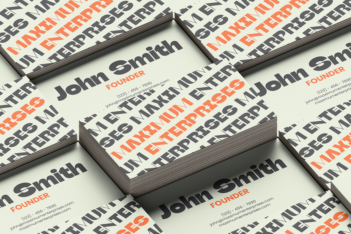 Bernacie – A Modern Display Font, a Font by Graphue (Photo 8 of 9)
