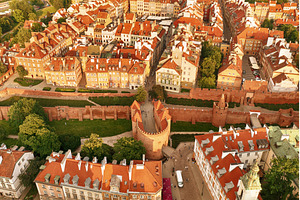 Old city in Warsaw, an Architecture Photo by Nature and travel
