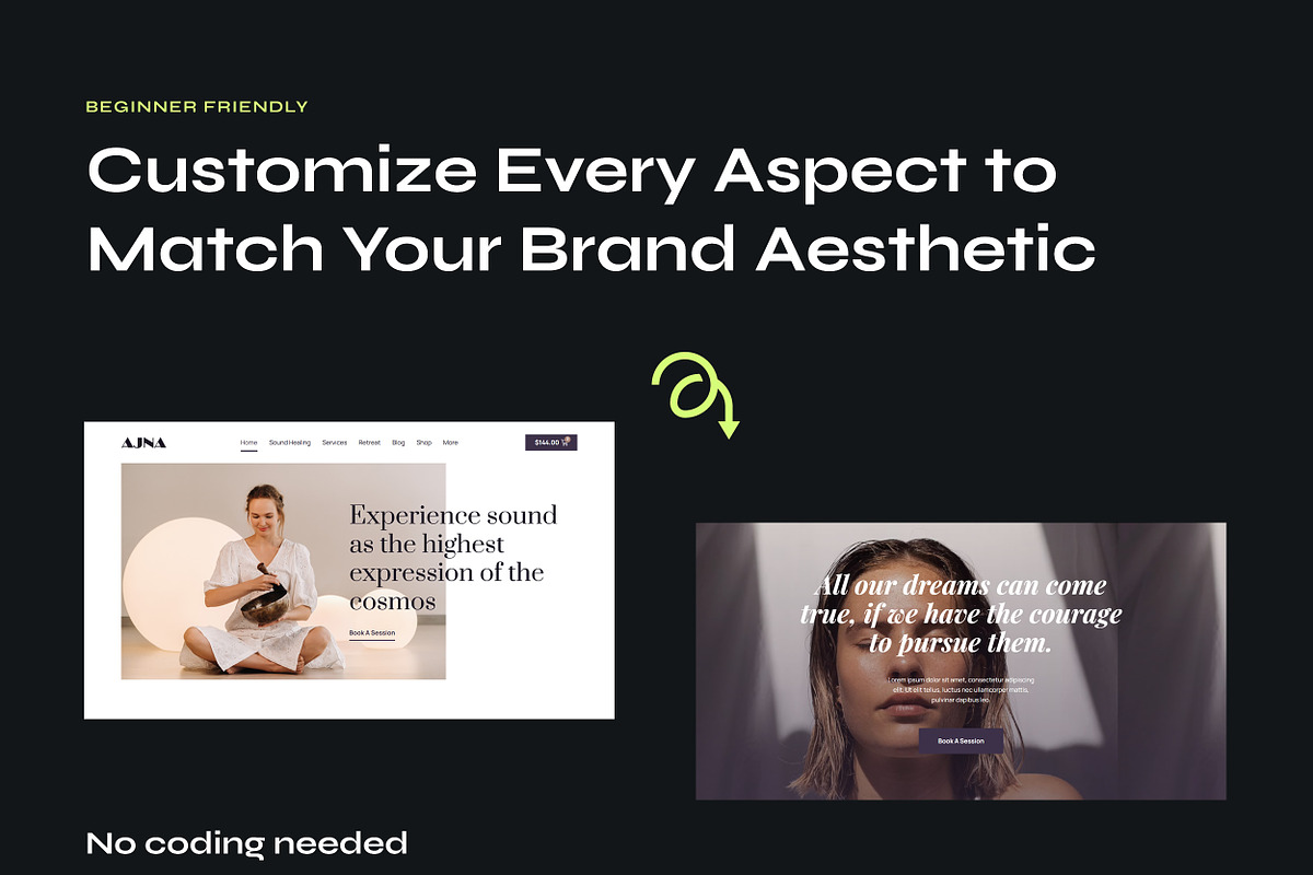 Sound Healing Website Elementor Kit, a WordPress Template by Awakened Templates (Photo 4 of 6)