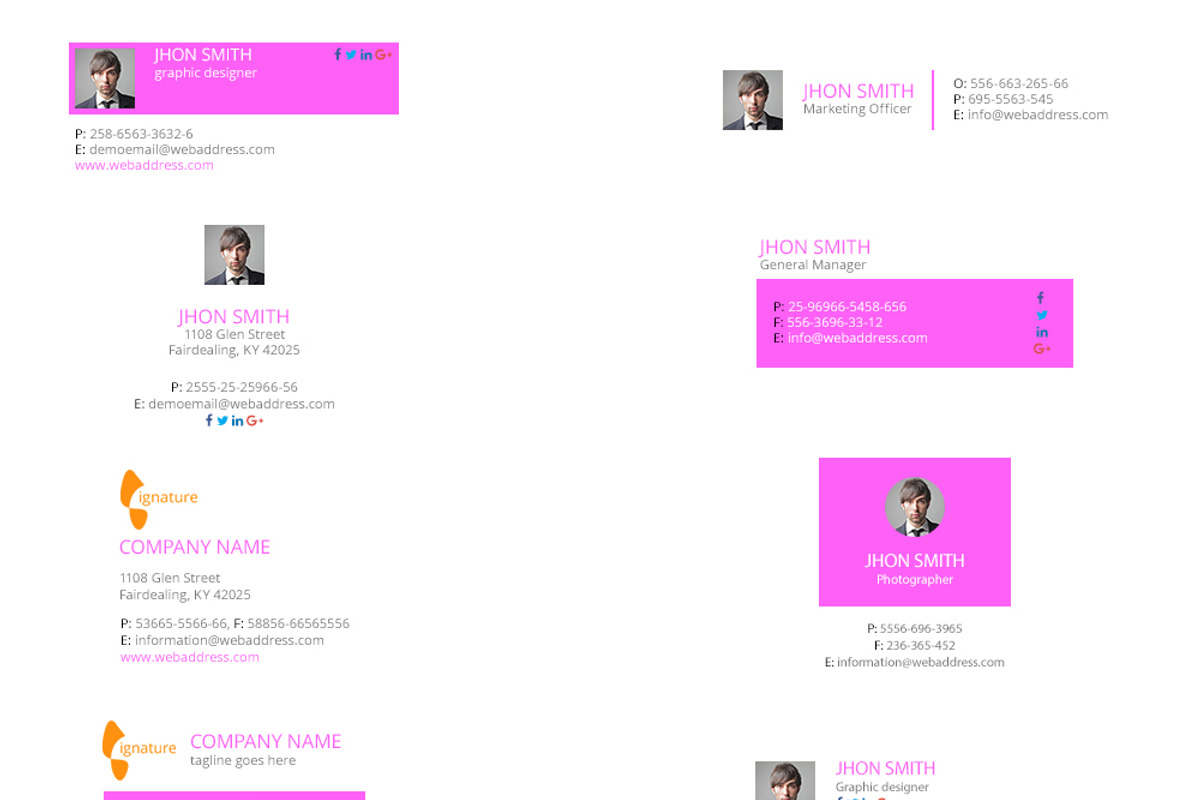 Email signature, an Email Template by pixel_arc (Photo 2 of 5)