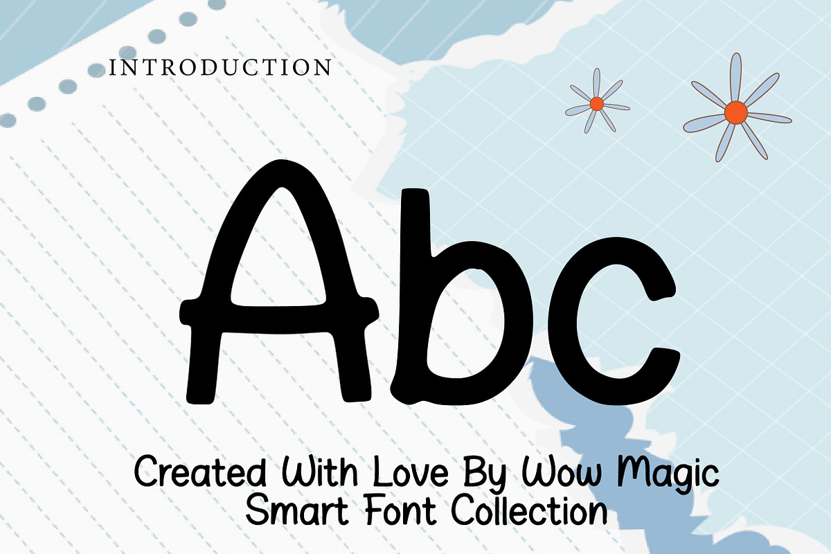 Ribbon Display, a Handwritten Font by Wow Magic (Photo 2 of 3)