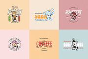 Food Friends v2.0: Vintage Mascots, a Food Illustration by Staple. (Thumbnail 7 of 9)