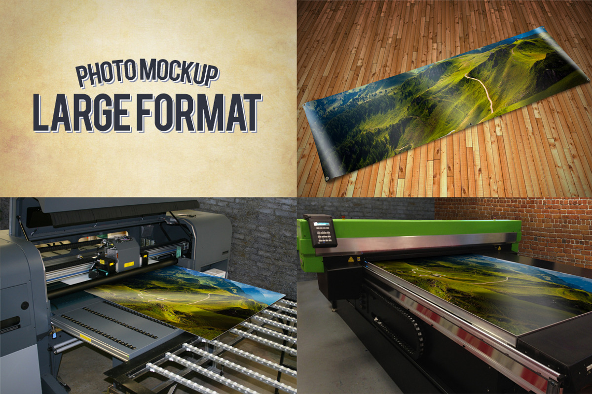 Large Format Print Mockups, a Product Mockup by Exit3 (Photo 1 of 4)